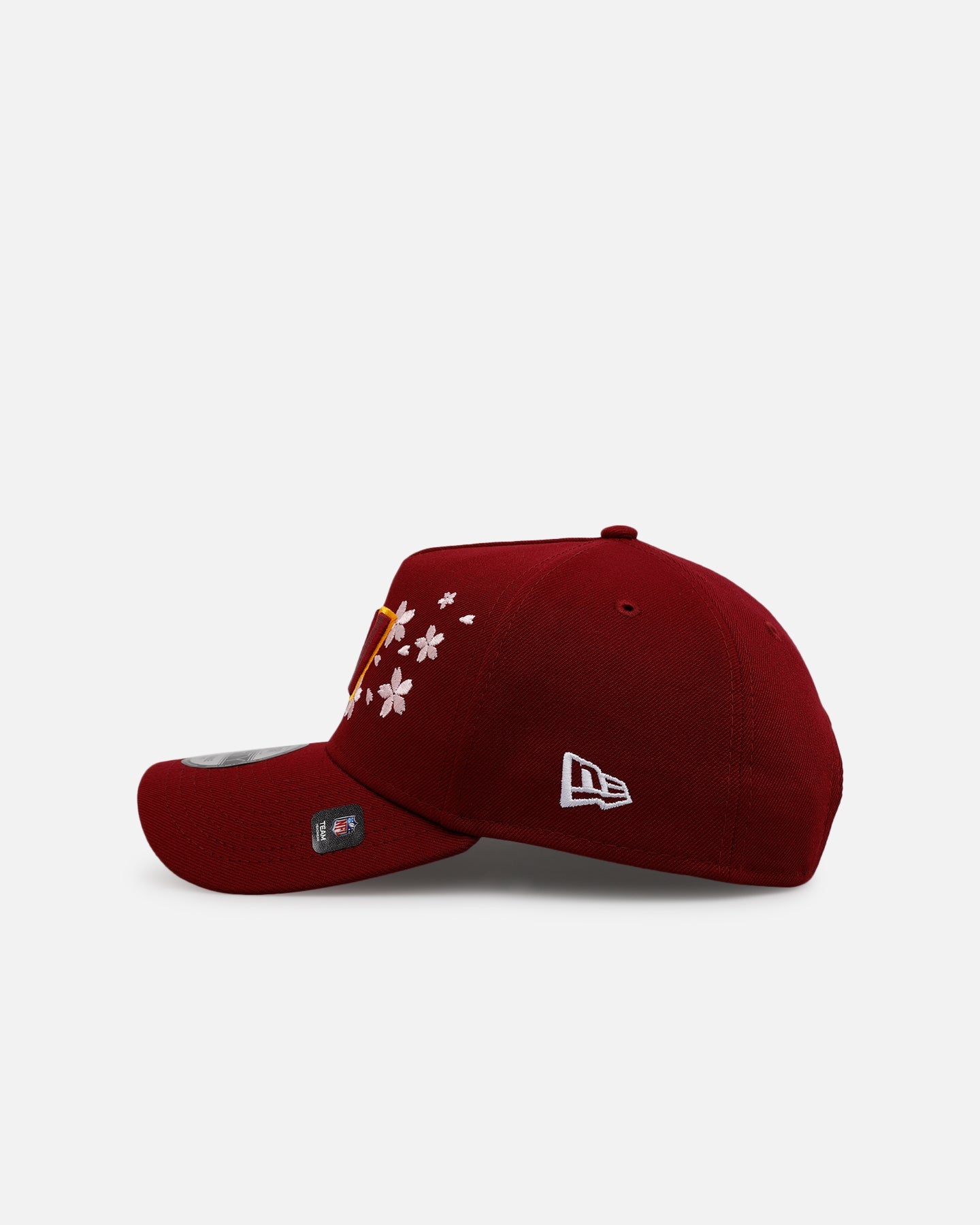 New Era Washington Commanders 'Cherry Blossoms' 9FORTY A-Frame Snapback Official Team Color