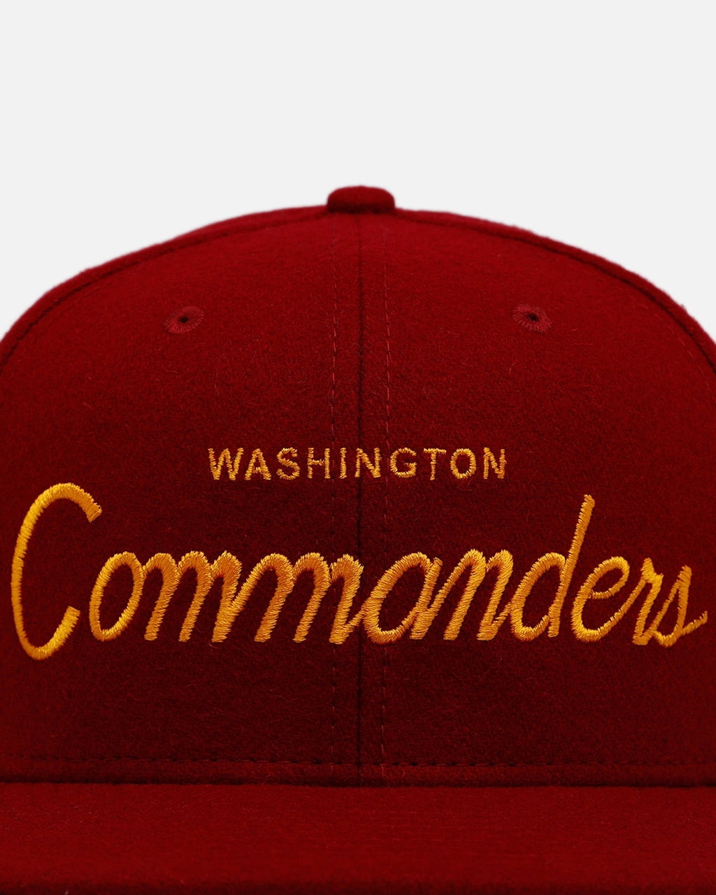 New Era Washington Commanders 'NFL Script' 9FIFTY Snapback Official Team Color