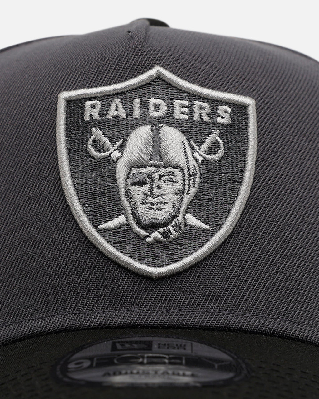 New Era Las Vegas Raiders 'Stealth 2.0' 9FORTY A-Frame Snapback Graphite