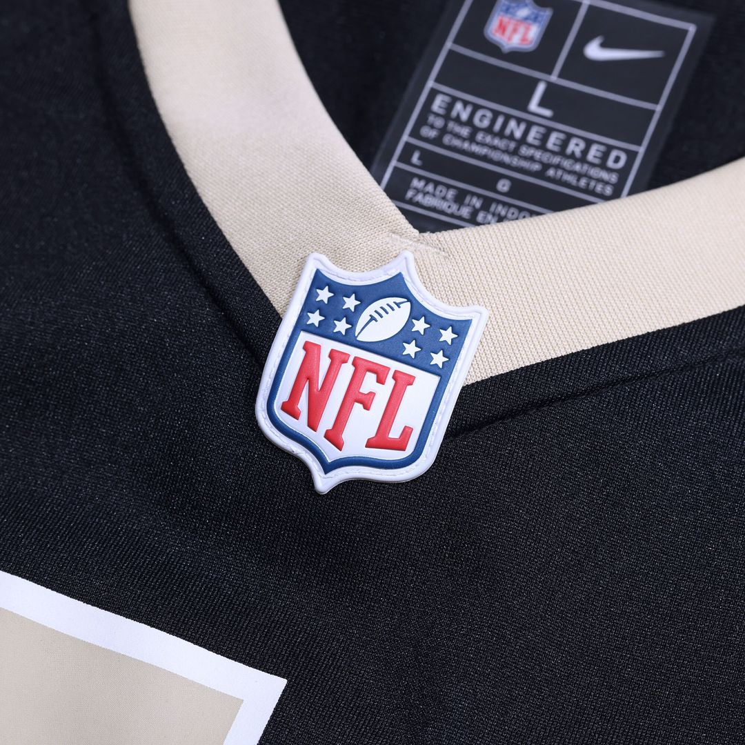Morten Andersen New Orleans Saints Nike Game Retired Player Jersey - Black