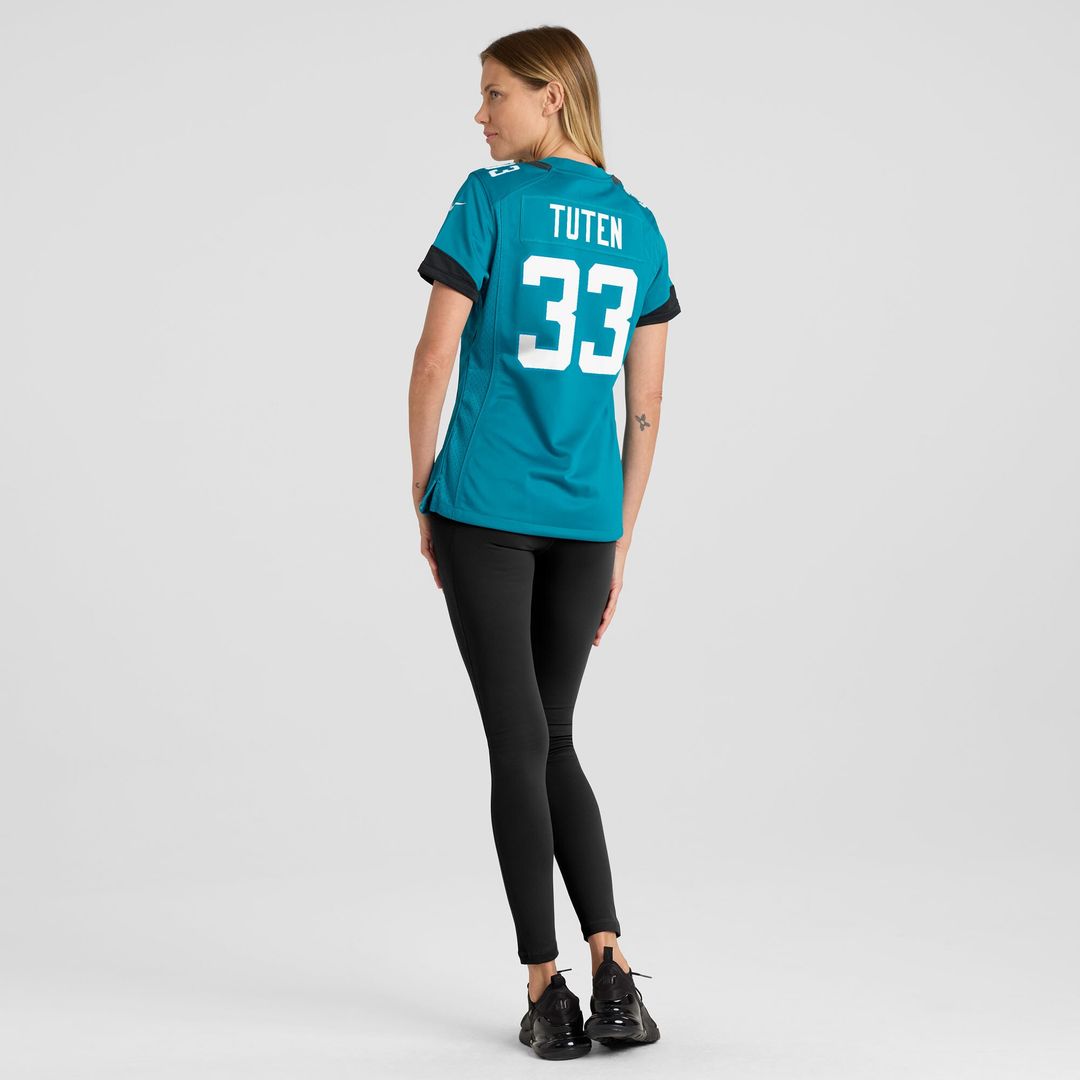 Bhayshul Tuten Jacksonville Jaguars Nike Women's Team Game Jersey -  Teal