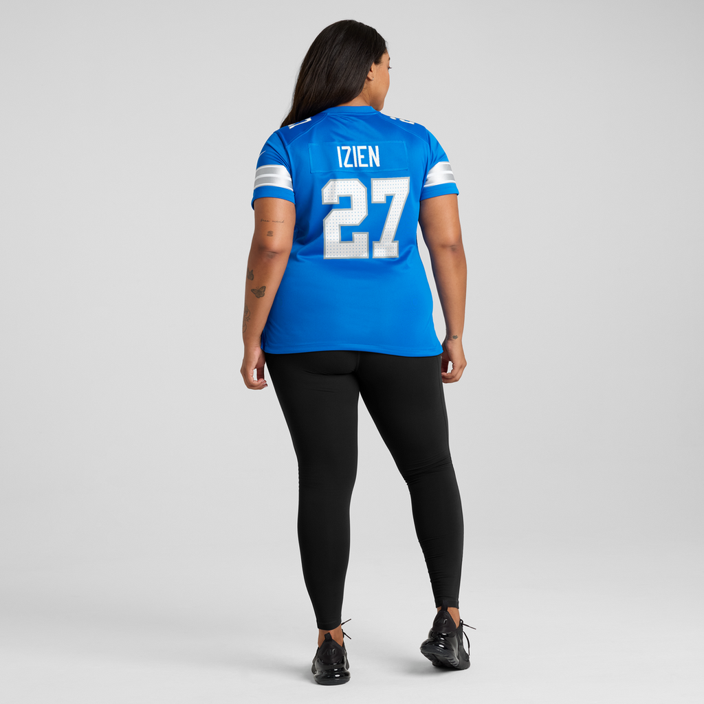Christian Izien Detroit Lions Nike Women's Team Game Jersey -  Blue