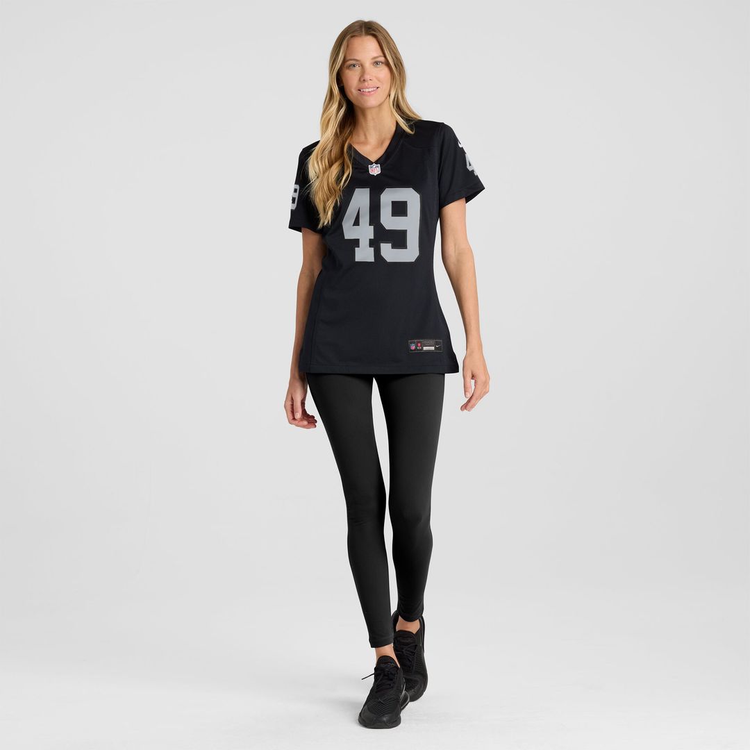 Charles Snowden Las Vegas Raiders Nike Women's Team Game Jersey -  Black