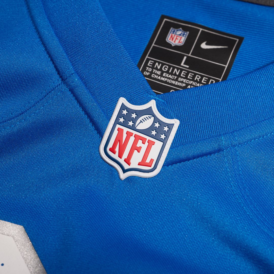 Isiah Pacheco Detroit Lions Nike Team Game Jersey -  Blue