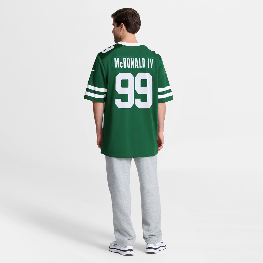 Will McDonald IV New York Jets Nike Team Game Jersey - Legacy Green