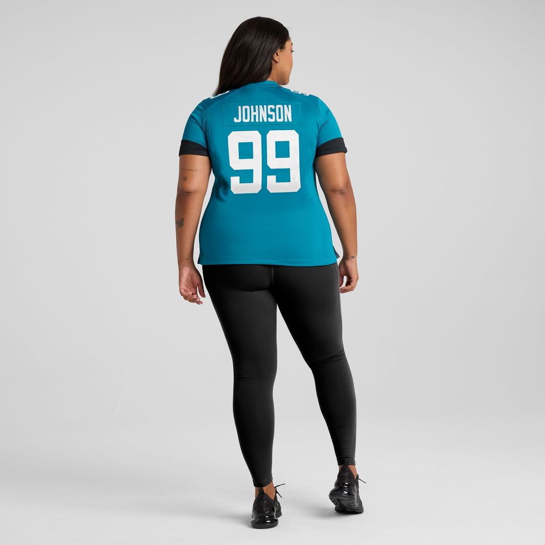 Austin Johnson Jacksonville Jaguars Nike Women's Team Game Jersey -  Teal