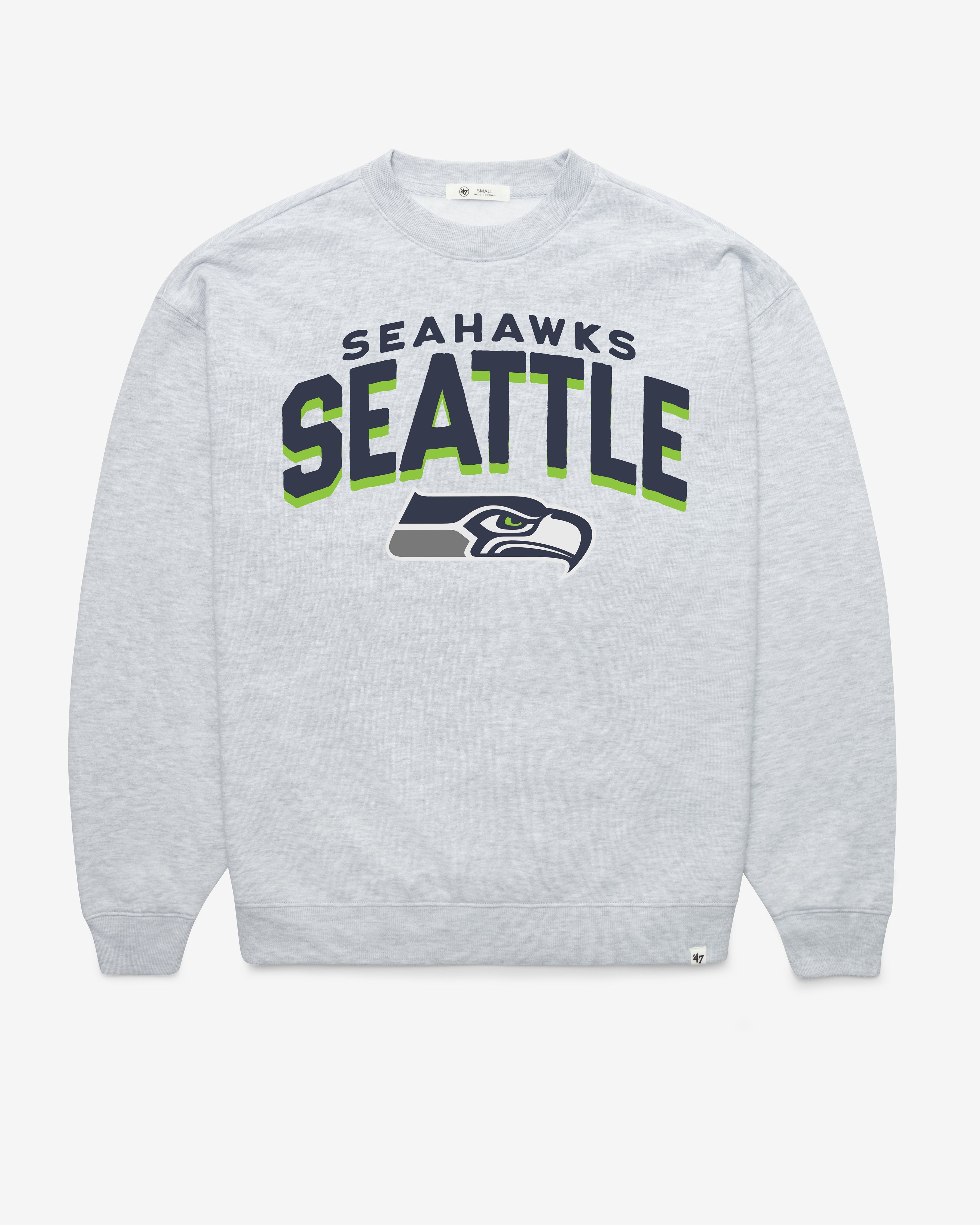 SEATTLE SEAHAWKS CAMPUS ARCH CLOUD '47 OVERSIZED CREW WOMENS