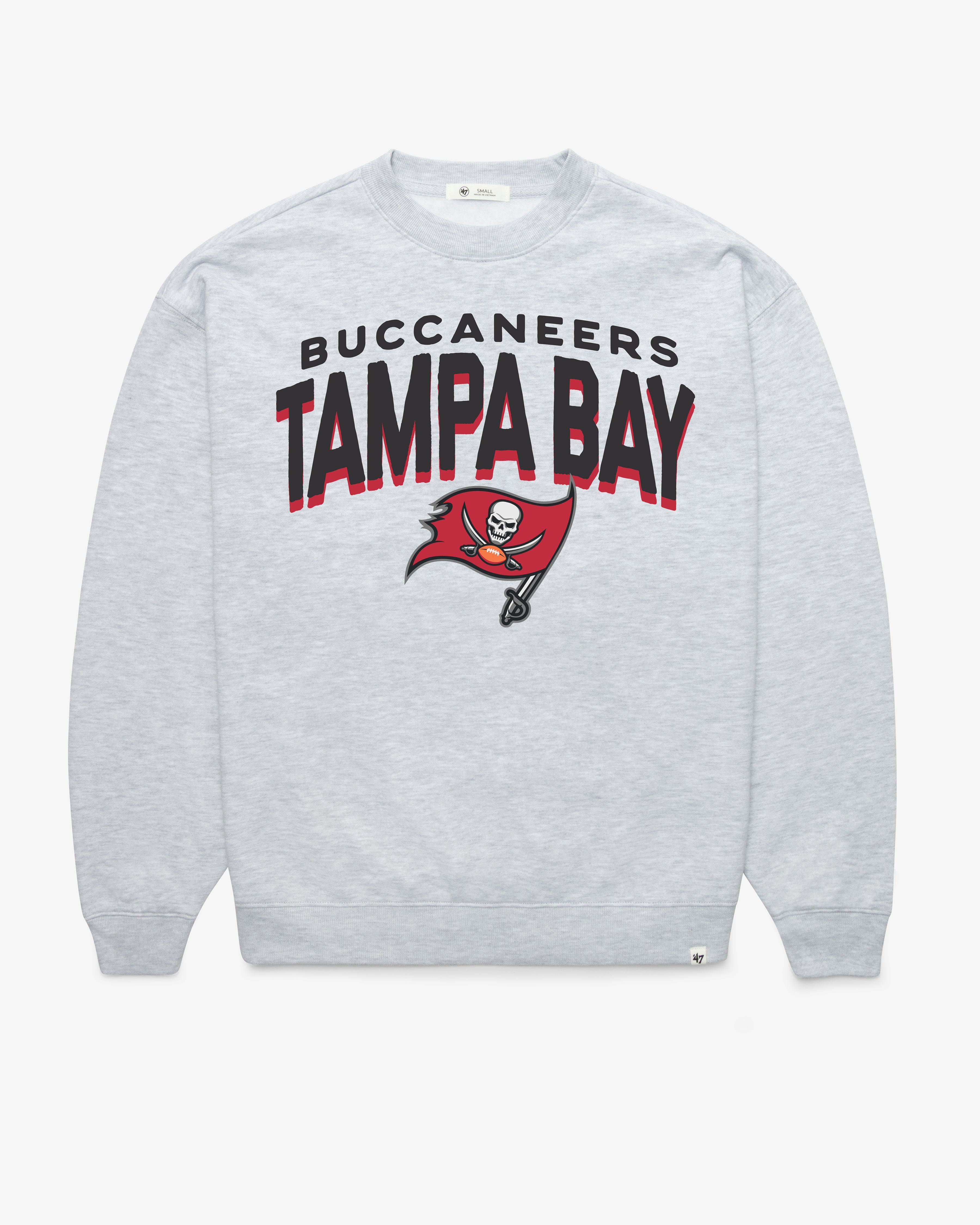 TAMPA BAY BUCCANEERS CAMPUS ARCH CLOUD '47 OVERSIZED CREW WOMENS