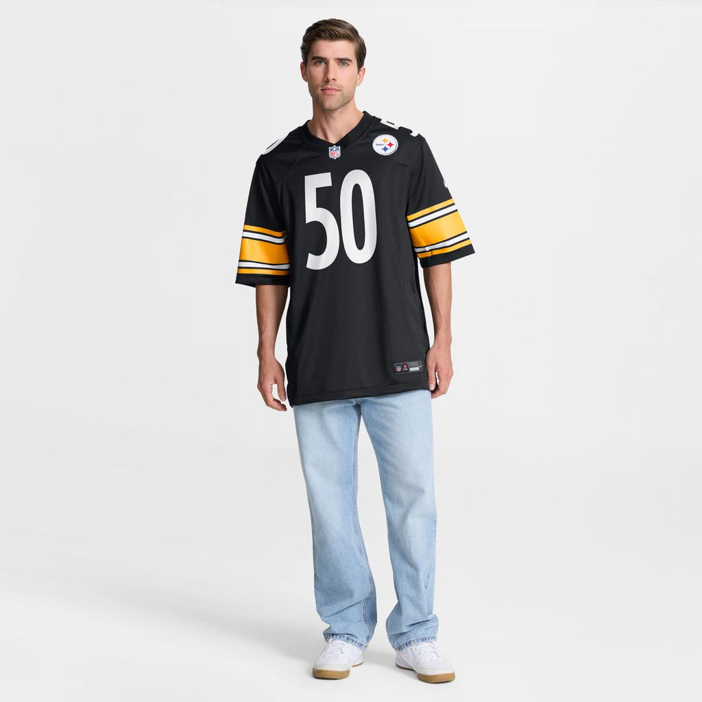 Malik Harrison Pittsburgh Steelers Nike Team Game Jersey -  Black