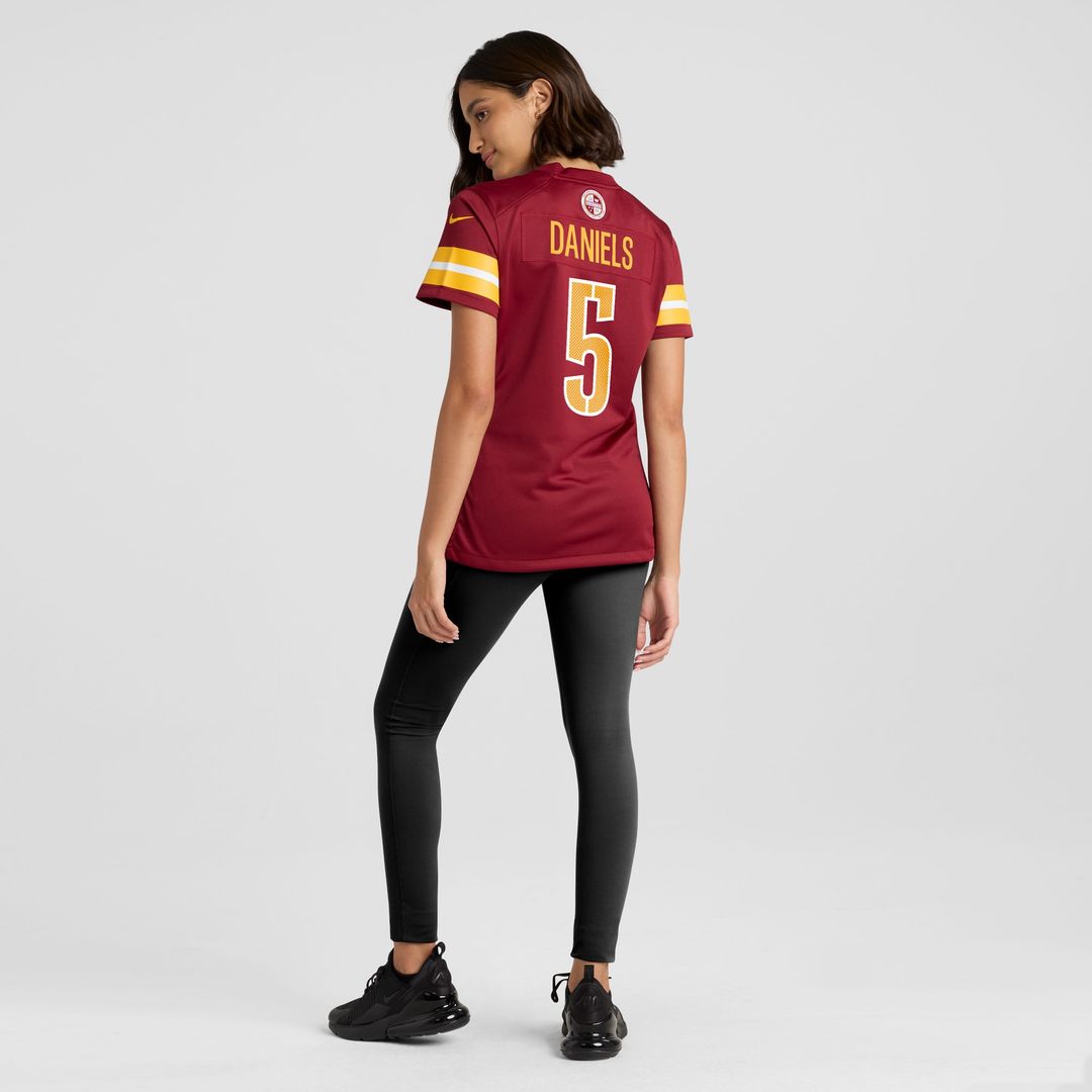 Jayden Daniels Washington Commanders Nike Women's Alternate Game Player Jersey - Black