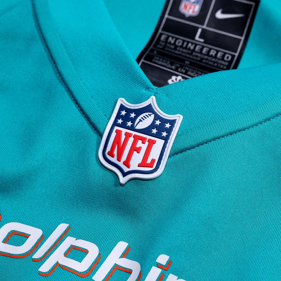 Rashard Lawrence Miami Dolphins Nike Team Game Jersey -  Aqua
