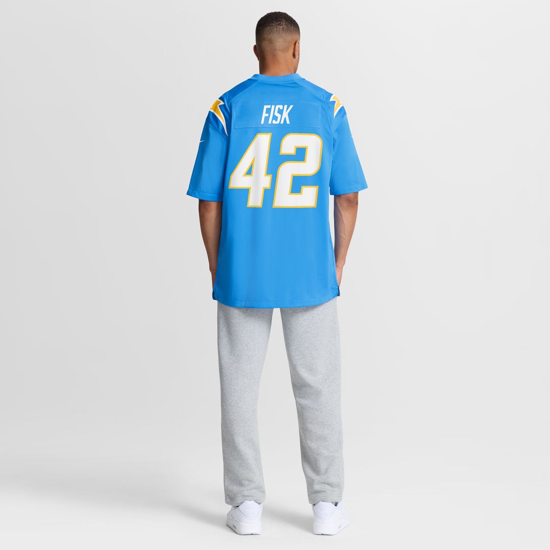Tucker Fisk Los Angeles Chargers Nike Team Game Jersey -  Powder Blue