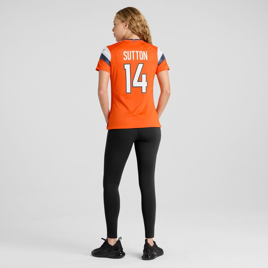 Courtland Sutton Denver Broncos Nike Women's Team Game Jersey - Orange