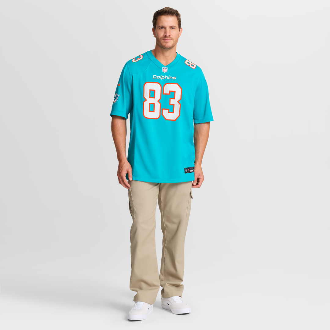 Darren Waller Miami Dolphins Nike Team Game Jersey -  Aqua