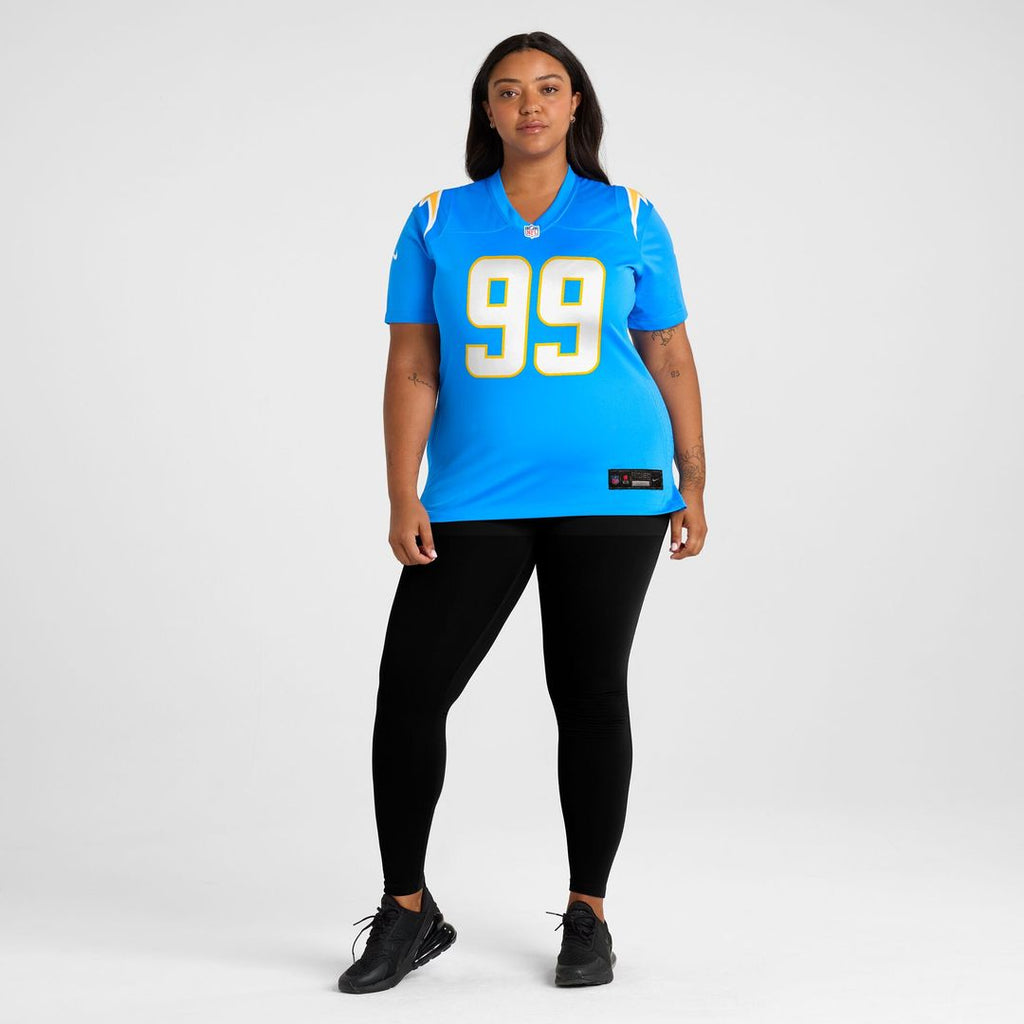 Jamaree Caldwell Los Angeles Chargers Nike Women's Team Game Jersey -  Powder Blue