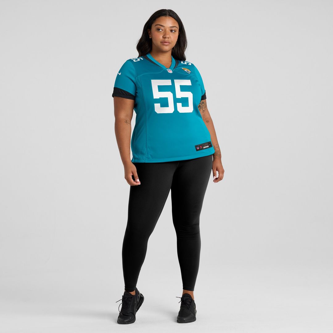Dequan Jackson Jacksonville Jaguars Nike Women's  Game Jersey -  Teal