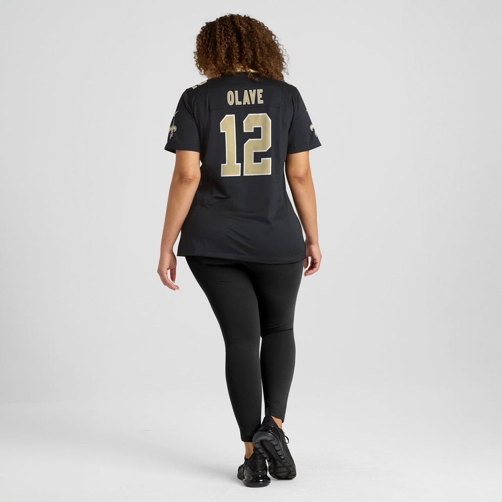 Chris Olave New Orleans Saints Nike Women's Game Player Jersey - Black