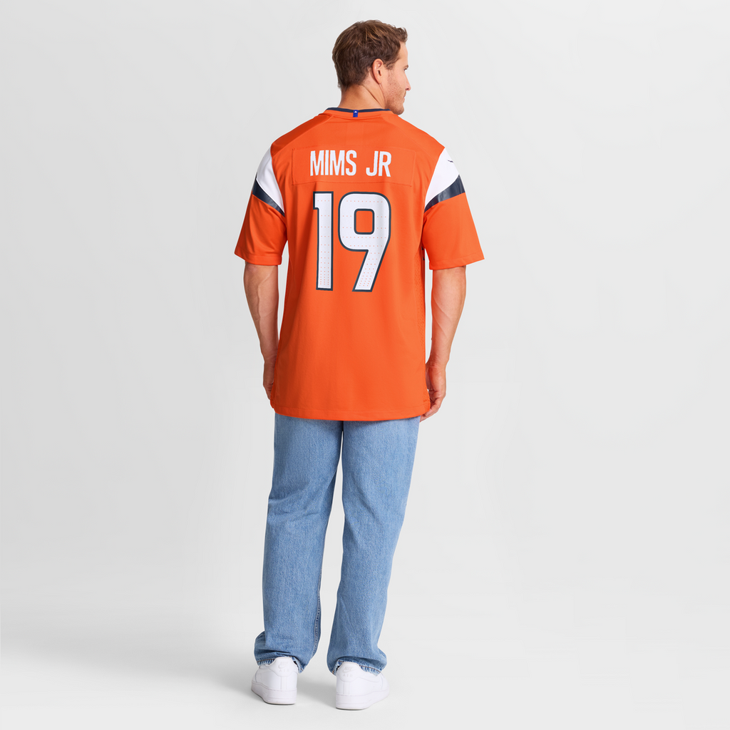 Marvin Mims Jr Denver Broncos Nike Team Game Jersey -  Orange
