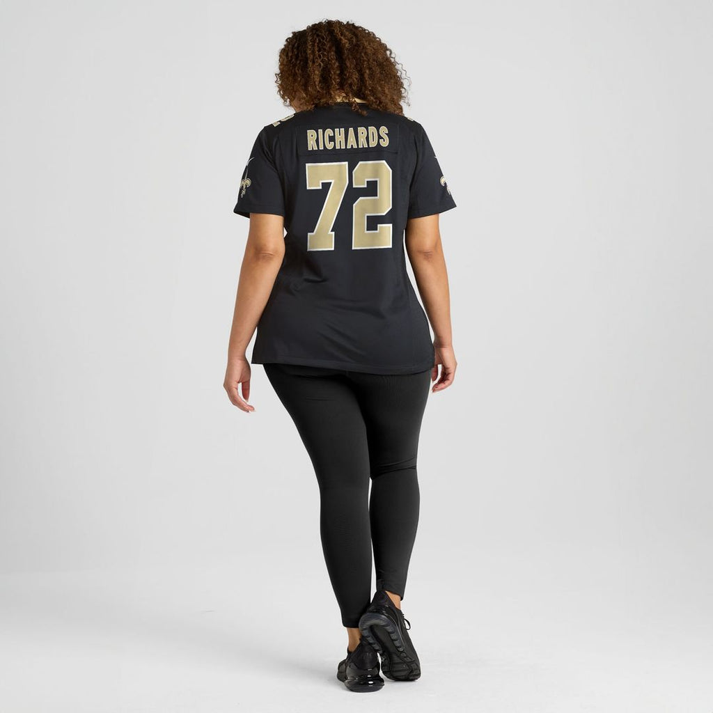 Asim Richards New Orleans Saints Nike Women's Team Game Jersey -  Black