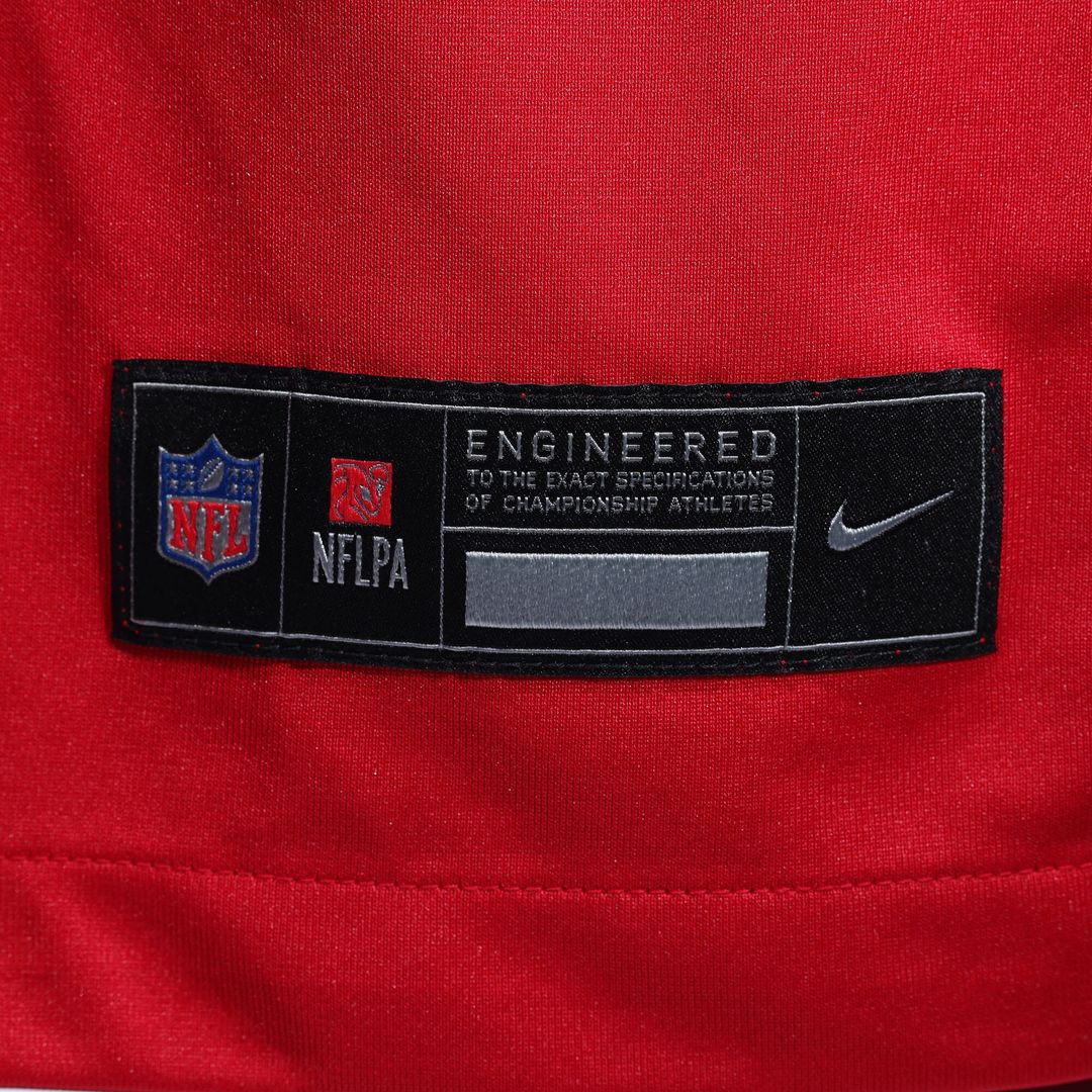 Malik Mustapha San Francisco 49ers Nike  Game Jersey -  Scarlet