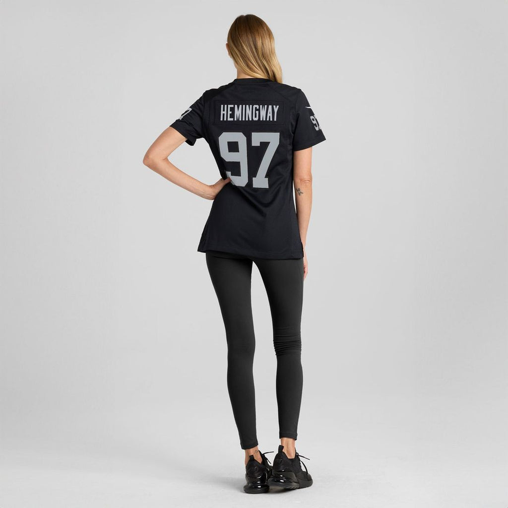 Tonka Hemingway Las Vegas Raiders Nike Women's Team Game Jersey -  Black