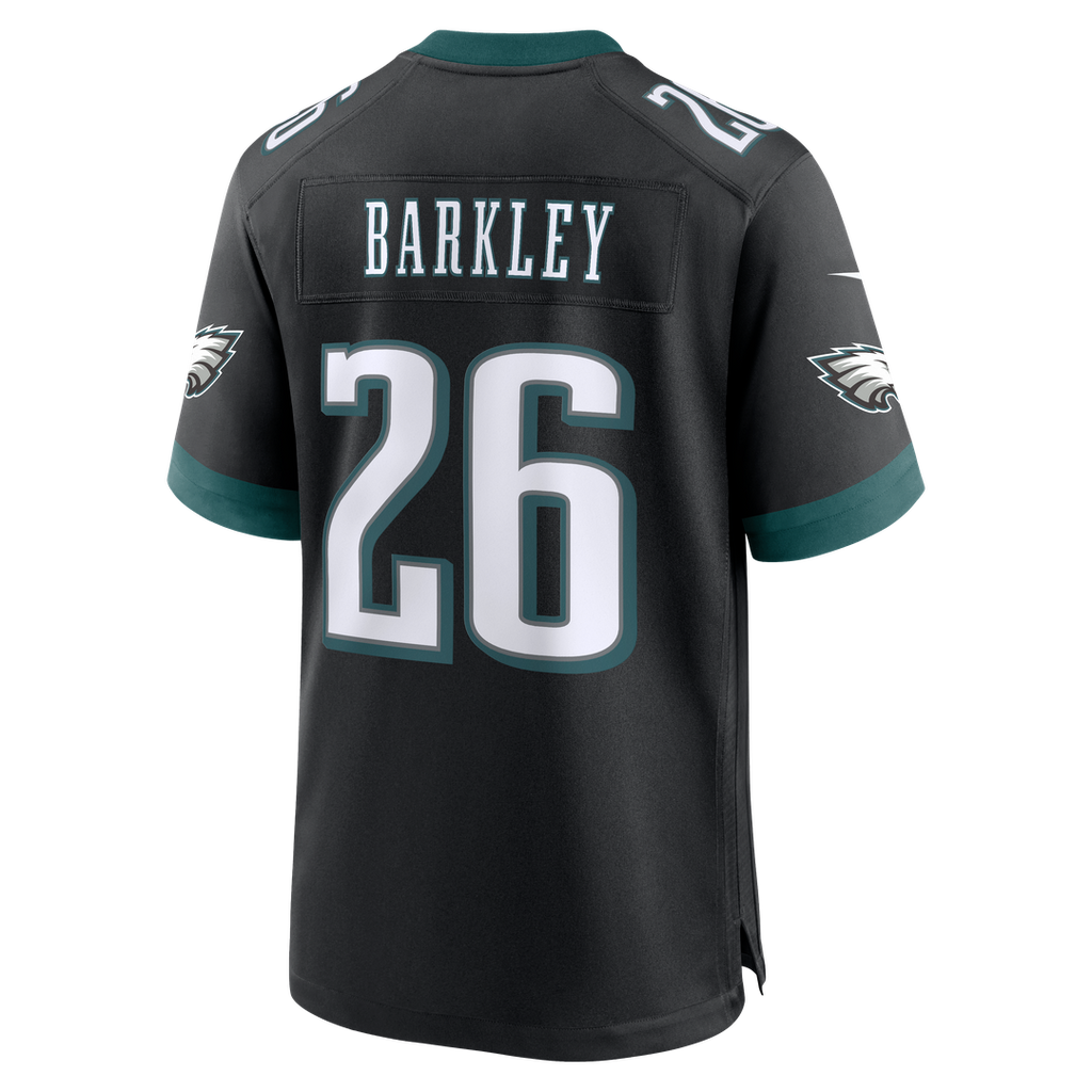 Saquon Barkley Philadelphia Eagles Nike Team Game Jersey -  Midnight Green