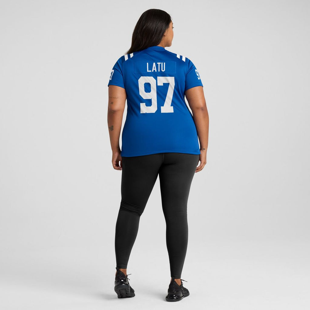 Laiatu Latu Indianapolis Colts Nike Women's Game Jersey -  Royal