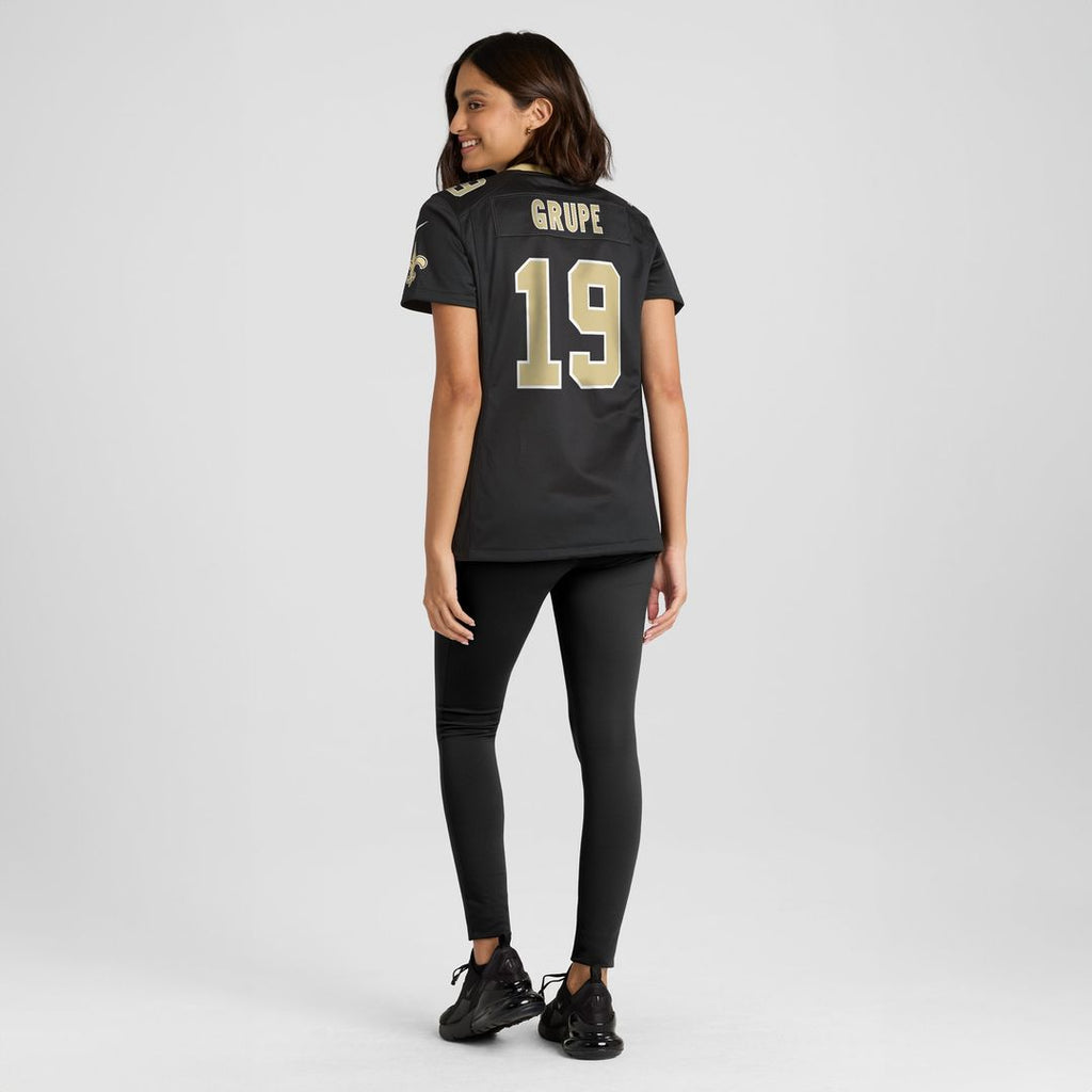 Blake Grupe New Orleans Saints Nike Women's Team Game Jersey -  Black