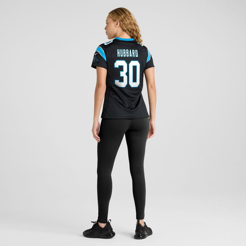 Chuba Hubbard Carolina Panthers Nike Women's Team Game Jersey - Black