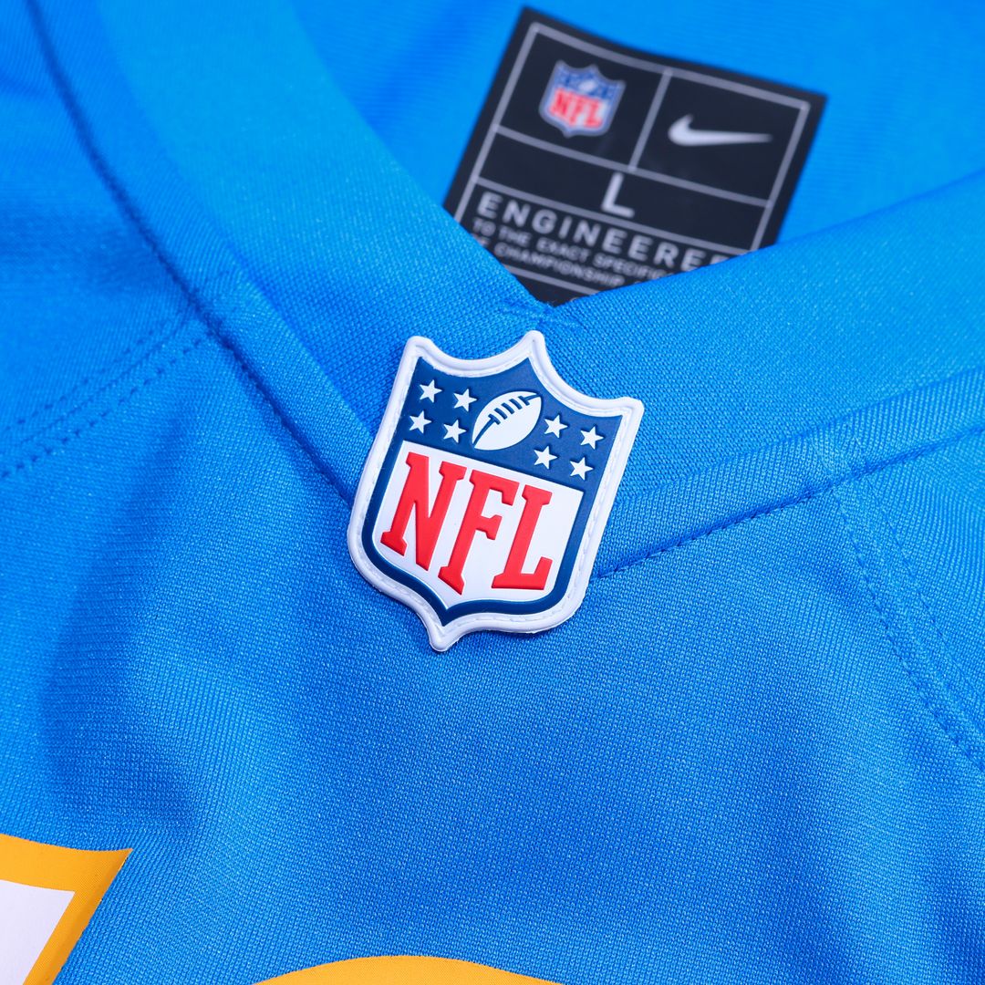 Oronde Gadsden Los Angeles Chargers Nike Team Game Jersey -  Powder Blue
